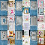 Metal Cutting Dies Background Frame Scrapbooking Embossing Paper Card Stencils