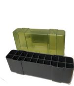 20-Round Pistol & Rifle Cartridge Storage Box Case Target Shooting Hunting Sport