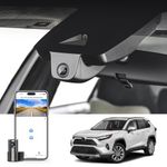 Front 4K & Rear 1080p Dashcam Custom for Toyota RAV4 & RAV4 Hybrid 2019-2025 GPS
