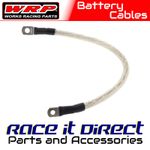 Battery Cable 14" Silver Cable with 1/4" & 5/16" Lug Terminal WRP