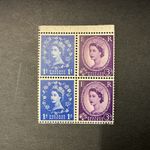 Wilding Booklet Pane SB45 I Perf  UMM