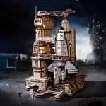 ROKR 3D Wooden Puzzle Space Shuttle Mechanical Model Toy Building Toys Xmas Gift