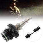 Paintball Air Gun Airsoft Hose Black Parts Fill Adapter W/ Male Quick Disconnect