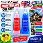 Fishing Reel Grease and Oil Kit, Tool Set, Bearing Grease...