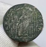 Medieval 14thC French Jeton - King Under Canopy - Philippe VI / Charles IV Type