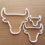 Bull Cow Shape Cookie Cutter Dough Biscuit Pastry Fondant Sharp Stencil Animal