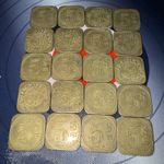 Billingsgate Market Token Rare Edwardian Solid Brass(20 pieces) 30.6 mm diameter