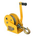 Hand-Crank Winch, Manual Hoist, Self-Locking Lift, Small Household Hoist