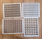 1968 Sg771-774, PAINTINGS. Full Set Of Four in Full Sheets MNH (RefB80)