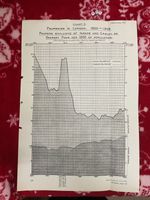 Govt London Poor Pauperism Graph , Victorian Info , Made In 1909 Rare