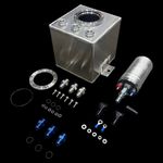 1.5 Litre Swirl Pot/Tank + 044 Type Fuel Pump + 3 x AN6 Fittings