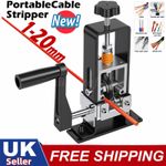 Manual Electric Wire Stripping Machine Cable Stripper Scrap Copper Cutter 1-20mm