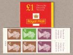 GB 1998  FH42 - £1 Booklet with Pane Y1667l Questa