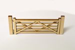 2 x LASER CUT 1:35 SCALE REAL WOOD FARM GATES KIT FOR MILITARY DIORAMAS LX001-35
