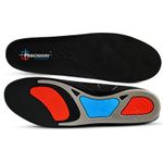 WORK BOOTS ORTHOTIC FOOT ARCH HEEL SUPPORT SHOE INSERTS MASSAGING GEL INSOLES