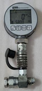 PARKER SERVICE JUNIOR SCJR-5800-02 DIGITAL PRESSURE GAUGE SENSO CONTROL #5