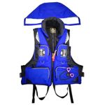 FX L-XXL Professional Life Jacket Vest Fishing Polyester Adult Safety Life Jacke