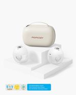 Momcozy M5 Double Breast Pump Hands-Free Wearable Electric Portable Battery Grey