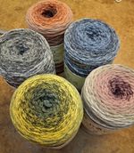 DMC Nova Vita 4  Recycled Cotton Ombre for Knitting Crochet & Macrame CLEARANCE