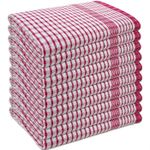 WonderDry Tea Towels Pack of 10 Cotton Kitchen Dish Cloths Absorbent 75x50cm