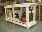 Wooden work bench,  6ft Solid Heavy Duty, New hand made Suitable for Vice
