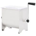 Manual Meat Mixer Lid Silver Stainless Steel