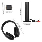 1-Wireless Headphones For TV Watching With Transmitter And Decoder 5 In 1