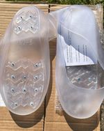 Anti Ice Shoe White Transparent Size 9-10