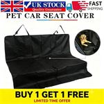 Dog Car Seat Cover Waterproof Non-Slip Pet Protector Rear Hammock for Car UK