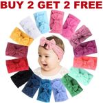 Baby Rabbit Headband Girls Elastic Bowknot Hair Band Bow-knot Newborn Bow New