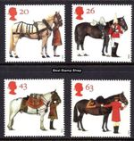 1997 Queen's Horses 50th Anniversary Set SG1984 -  SG1988 Unmounted Mint MNH