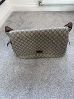 Gucci GG Supreme Medium Baby Changing Bag with Mat Cross Body