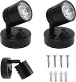 2PCS LED Reading Light Camper Caravan Van Motorhome Boat Interior Spot Lamp 12V