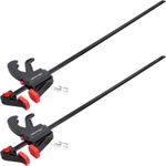 2pc 600mm Quick Ratchet Speed Clamp & Spreader Wood Working 24" CT1412-2