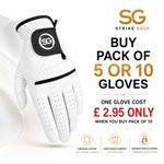 SG Men All Weather Golf Gloves Cabretta Leather palm patch & thumb Super Deal