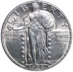 1930 Standing Liberty Quarter UNCIRCULATED Full Head SEE DESCRIPTION BS53