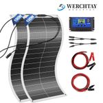  200W Flexible Solar Panel Kit 12V Mono Battery for Caravan RV Boat Camper Van 
