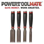 Hultafors 390295 HDC Heavy-Duty Chisel Set, 4 Piece HULHDC4