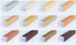 PVC CORNER WOOD EFFECT PLASTIC ANGLE  90 DEGREE TRIM  VARIOUS SIZES - 1 METRE