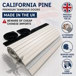 Tambour Door ( Roller Door ) Campervan Motorhome Quality California Pine finish