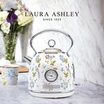 Laura Ashley 1.7L Electric Kettle StainlessSteel Kettle Cordless Fast Boil 3000W