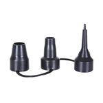 Plastic Nozzle Pump Nozzle Head Air Inflator Adaptor Replacement Nozzles 3 Sizes
