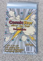 ComicStor Silver Age Bag (100) Resealable Seal