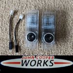 R56 MINI Cooper S JCW John Cooper Works Logo Door Entry Puddle Floor LED Lights