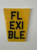 Small Flexible Show Plate , KTM, Enduro, Motorcycle, Off Road 5 X 4 X 2.7