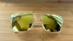 Oakley Holbrook Sunglasses Clear Acrylic Frame With Polarised Yellow Lenses