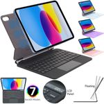 Magic Keyboard For Apple iPad A16 11th & 10th Generation Magnetic, Floating, LCD