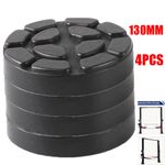 4pcs 130mm Round Rubber Arm Pad Lift Pad For Auto Lift Car Truck Hoist Universal