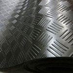 3mm RUBBER FLOORING MATTING SAFETY GARAGE ANTI SLIP COMMERCIAL 1.2m WIDE
