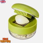 1pcs multifunctional manual garlic press, ABS and stainless steel garlic slicer